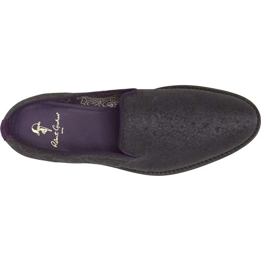 NWOB Robert Graham Moma 2 Paisley Venetian Black Formal Dress Loafer